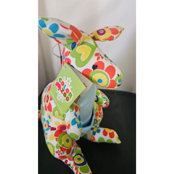 Color Zoo Kacy the Kangaroo Stuffed Toy, Color Splash R1 - Picture 2 of 8